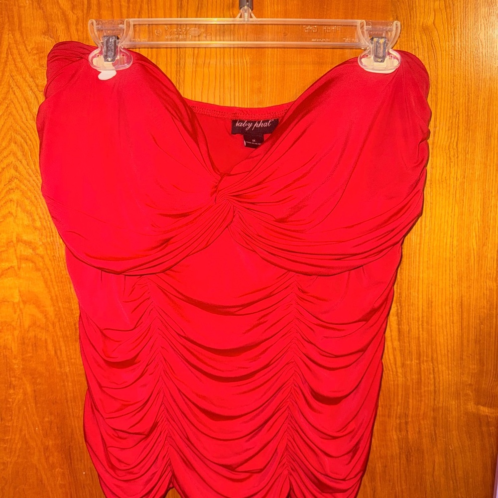 Baby Phat Scarlet Strapless Top
